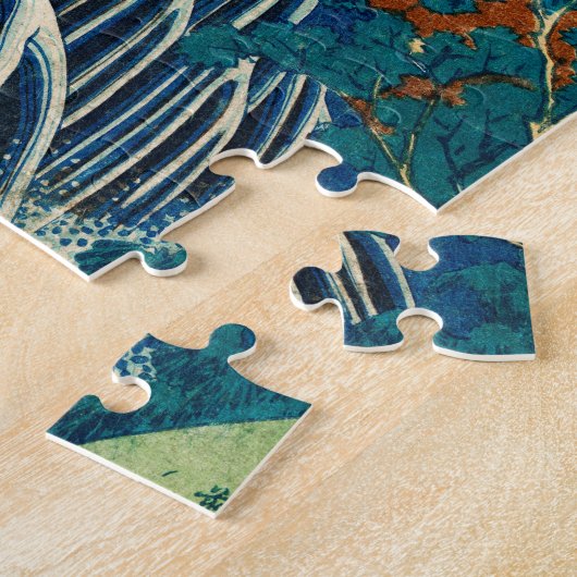 下野黒神山栗振の滝日本の ジグソーパズル (側面)