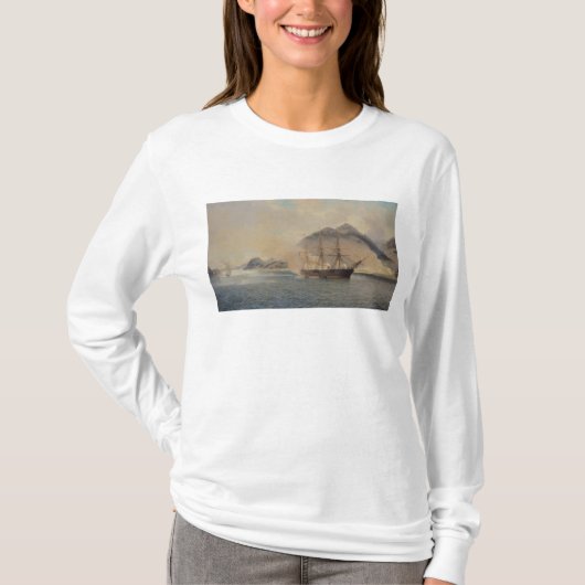 下関の海峡の海戦 Tシャツ (正面)