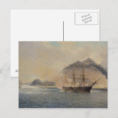 下関海峡の海戦 ポストカード (正面/裏面)