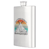 下降りは必須の山登山 フラスク (左)