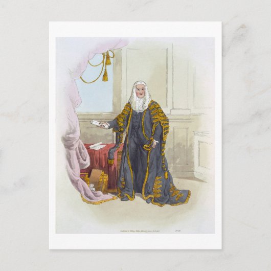 下院の議長、「服装」から ポストカード (正面)