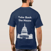 下院を取り戻せ Tシャツ (裏面)