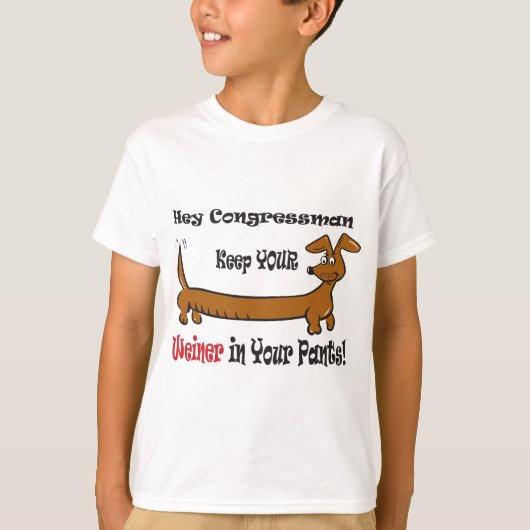 下院議員のウィーナー Tシャツ (正面)