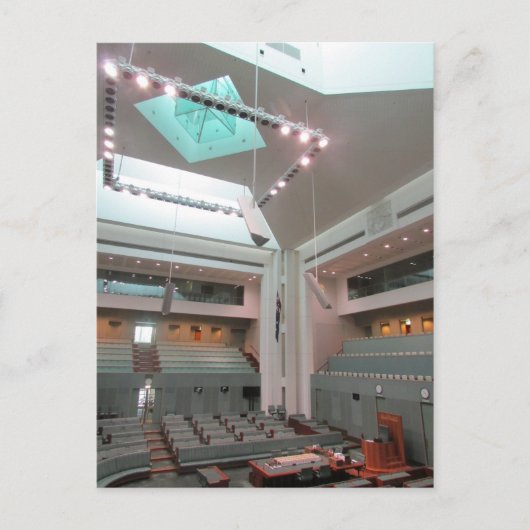 下院議員代理店員 ポストカード (正面)