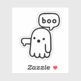 不おもしろい幽霊! シール