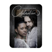 不お洒落潔なお祝い結婚の マグネット (縦)