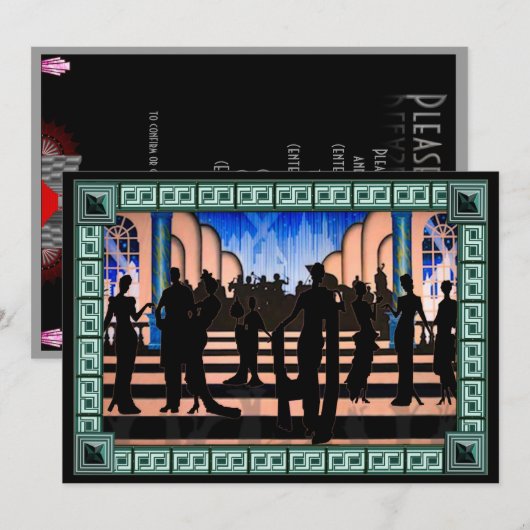 不エレガント倫 招待状 (正面/裏面)