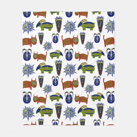 不カッコいい揃い フリースブランケット (正面)