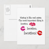 不キスをする動実在産相場愛引用文 ポストカード (正面/裏面)