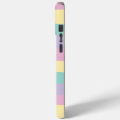 不ストライプ均等なパステルピンク、黄、紫、緑 Case-Mate iPhoneケース (裏面 / 左)
