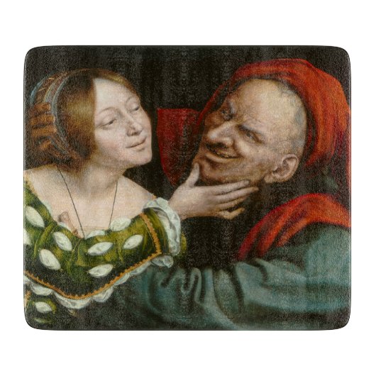 不一致愛好家（Quentin Massys著） カッティングボード (正面)