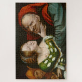 不一致愛好家（Quentin Massys著） ジグソーパズル (縦)