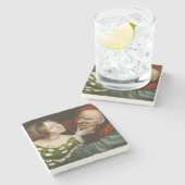 不一致愛好家（Quentin Massys著） ストーンコースター (横)