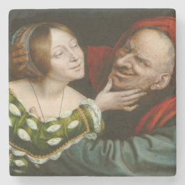 不一致愛好家（Quentin Massys著） ストーンコースター