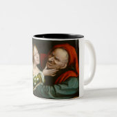 不一致愛好家（Quentin Massys著） ツートーンマグカップ (正面右)
