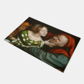 不一致愛好家（Quentin Massys著） ドアマット (アングル)