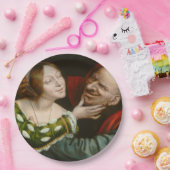 不一致愛好家（Quentin Massys著） ペーパープレート (パーティー)