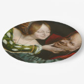 不一致愛好家（Quentin Massys著） ペーパープレート (アングル)