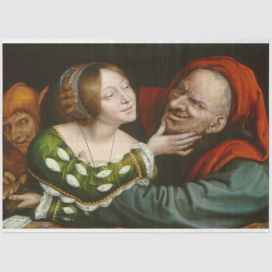 不一致愛好家（Quentin Massys著） 薄葉紙 (正面)