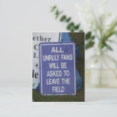 不作法なファンサイン ポストカード (スタンド正面)