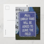 不作法なファンサイン ポストカード (正面/裏面)