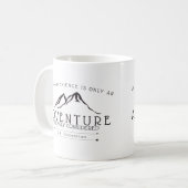 不便のChestertonの引用文のコーヒー・マグ コーヒーマグカップ (正面左)