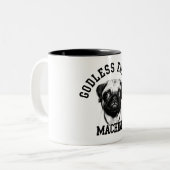 不信仰な殺害機械 ツートーンマグカップ (正面左)