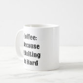 不倫が懸命-おもしろマグカップ コーヒーマグカップ (正面左)