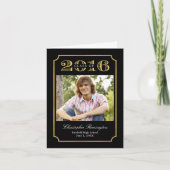 不倫のフォーマル卒業サンキューカード サンキューカード (正面)