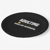 不倫の過多 ペーパープレート (アングル)