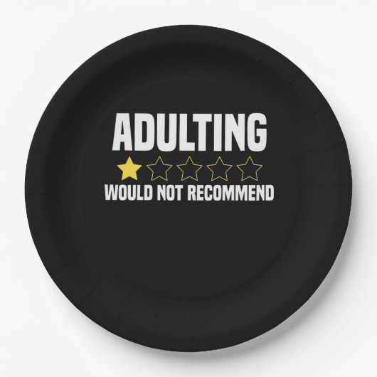 不倫の過多 ペーパープレート (正面)