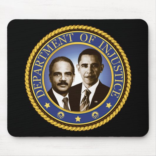不公平不公平のエリックのホールダーそして部門 マウスパッド (正面)