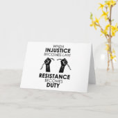 不公平不公平挨拶状 カード (黄色い花)