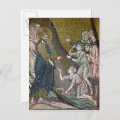 不具にされる直しているイエス・キリストおよび盲人 ポストカード (正面/裏面)