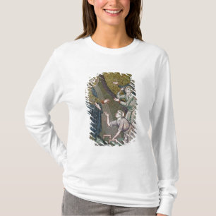 不具にされる直しているイエス・キリストおよび盲人 Tシャツ