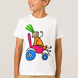 不具の女の子 Tシャツ