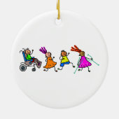 不具の子供 セラミックオーナメント (裏面)