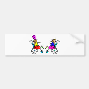 不具の子供 バンパーステッカー