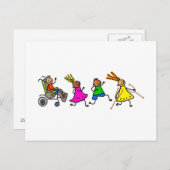 不具の子供 ポストカード (正面/裏面)