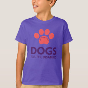 不具のTシャツのための犬 Tシャツ