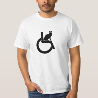 不具猫はクールです Tシャツ