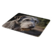 「不動の女王陛下、残忍な狼の目つき」 カッティングボード (角)