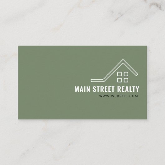 不動実在産会社名刺 名刺 (正面)