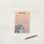 不動明王チェックリスト ポストイット (デスク上)