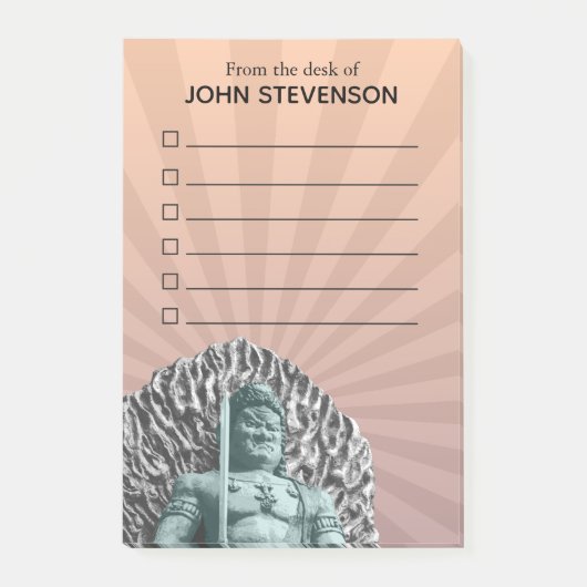 不動明王チェックリスト ポストイット (正面)