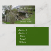 不動産か移動名刺 名刺 (正面/裏面)