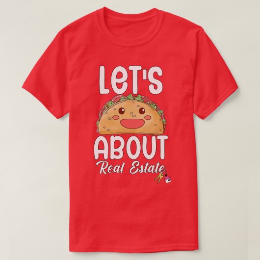 不動産について実在話したい Tシャツ (デザイン正面)