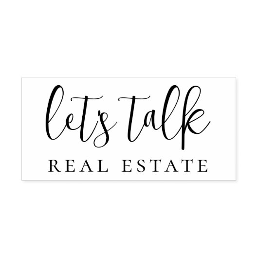 不動産について話し実在ます セルフインキングスタンプ (デザイン)