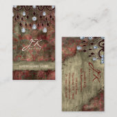 不動産のエレガントなヴィンテージのシャンデリア 名刺 (正面/裏面)