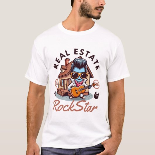 不動産のスーパースター Tシャツ (正面)